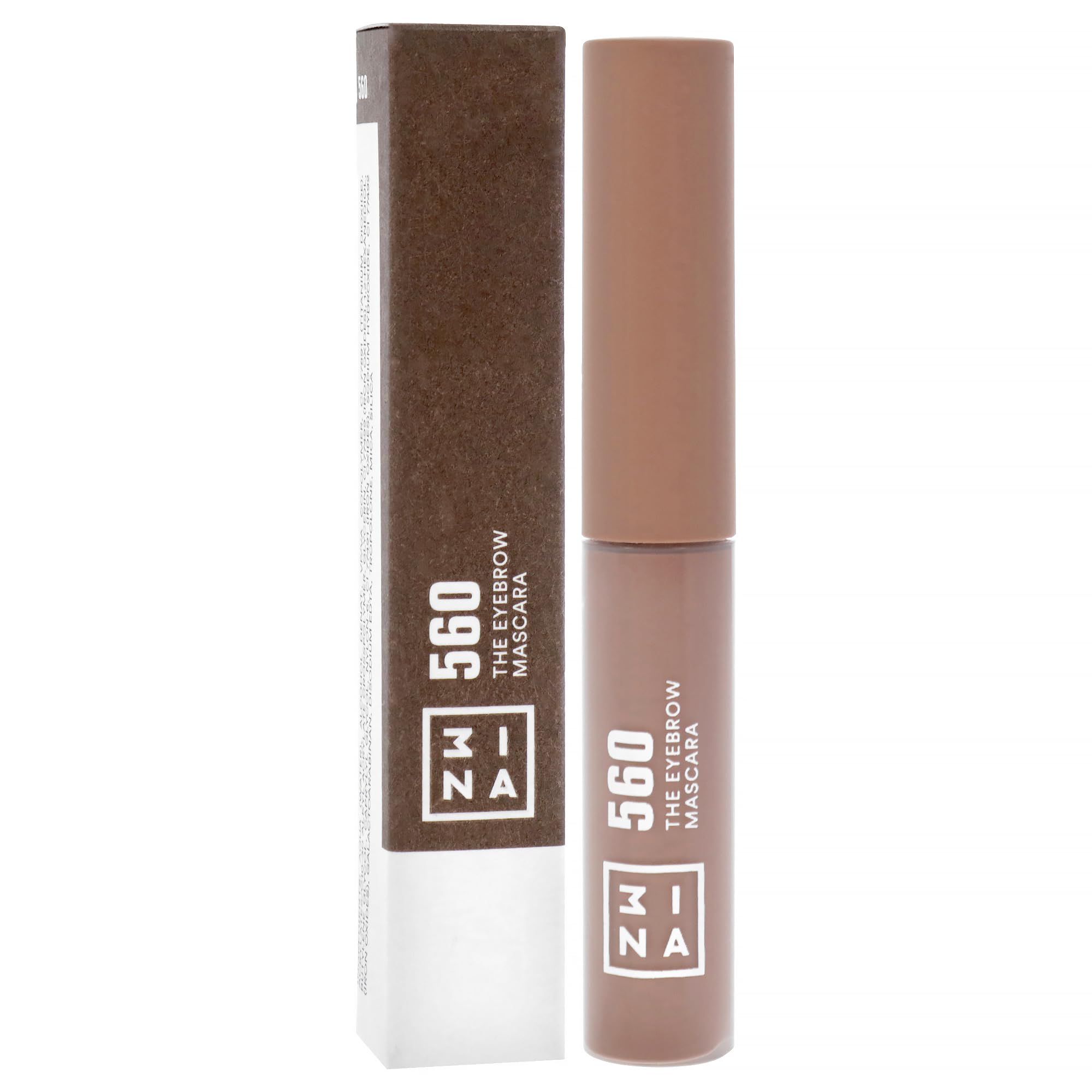 3INA MAKEUP - Vegan - Cruelty Free - The Eyebrow Mascara 560 - Dark blond - Voluminizing - Fixes & Controls Brows -Non Sticky Gel Formula - Dense & Fuller Brows - Multiplier Effect - Good Adhesion - Image 3