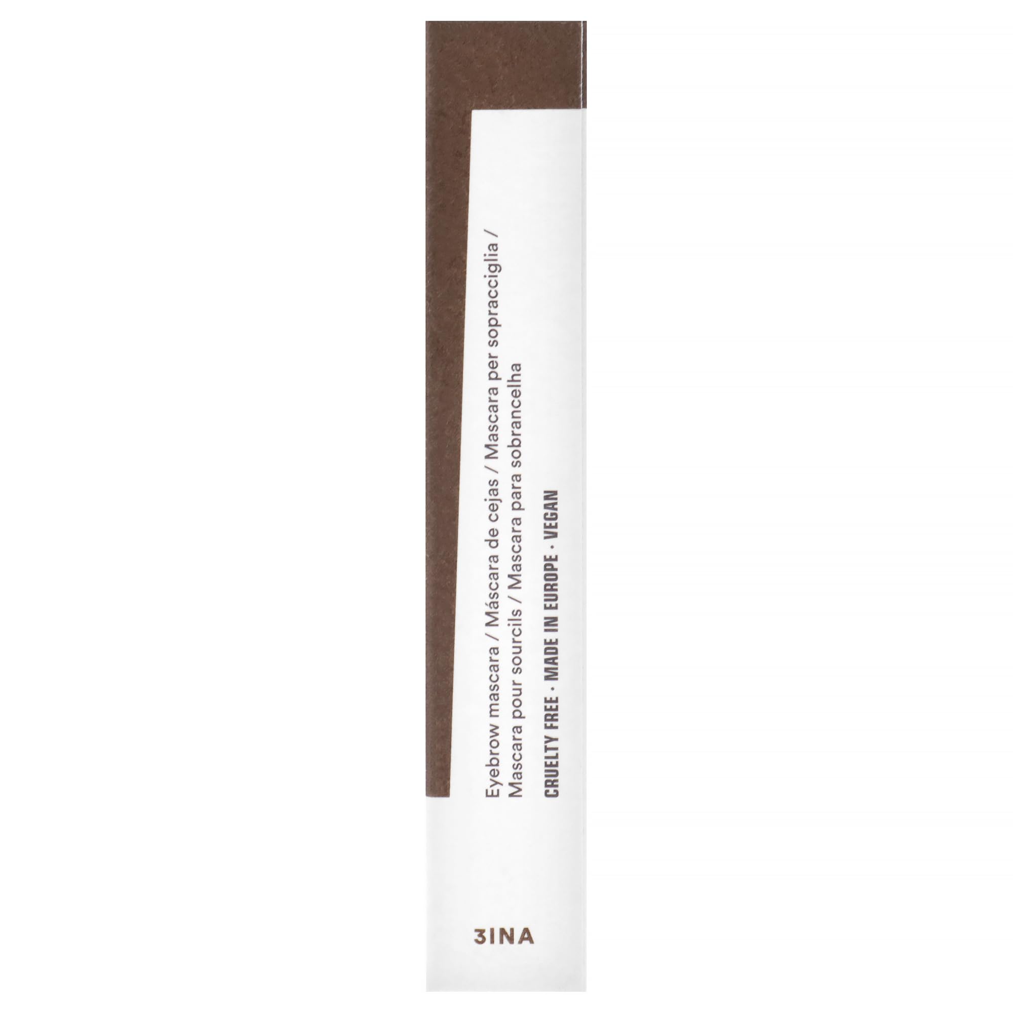 3INA MAKEUP - Vegan - Cruelty Free - The Eyebrow Mascara 560 - Dark blond - Voluminizing - Fixes & Controls Brows -Non Sticky Gel Formula - Dense & Fuller Brows - Multiplier Effect - Good Adhesion - Image 6