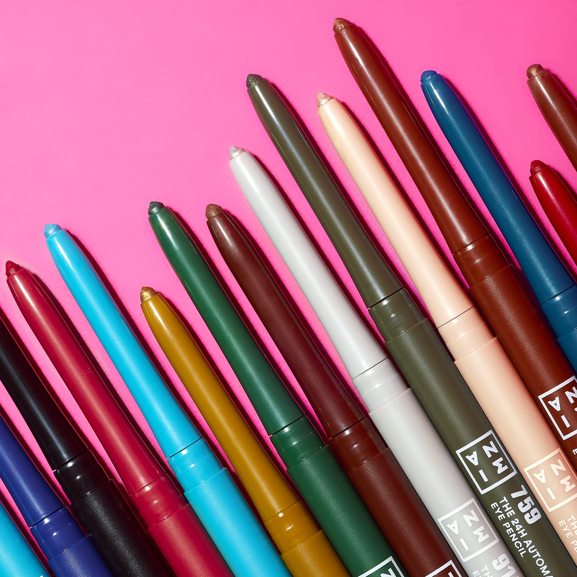 3INA The 24H Automatic Eye Pencil - Highly Pigmented Eyeliner Pencil - 24-Hour Wear Eye Makeup - Retractable with Built-In Sharpener - 900-0.011 oz - Image 6