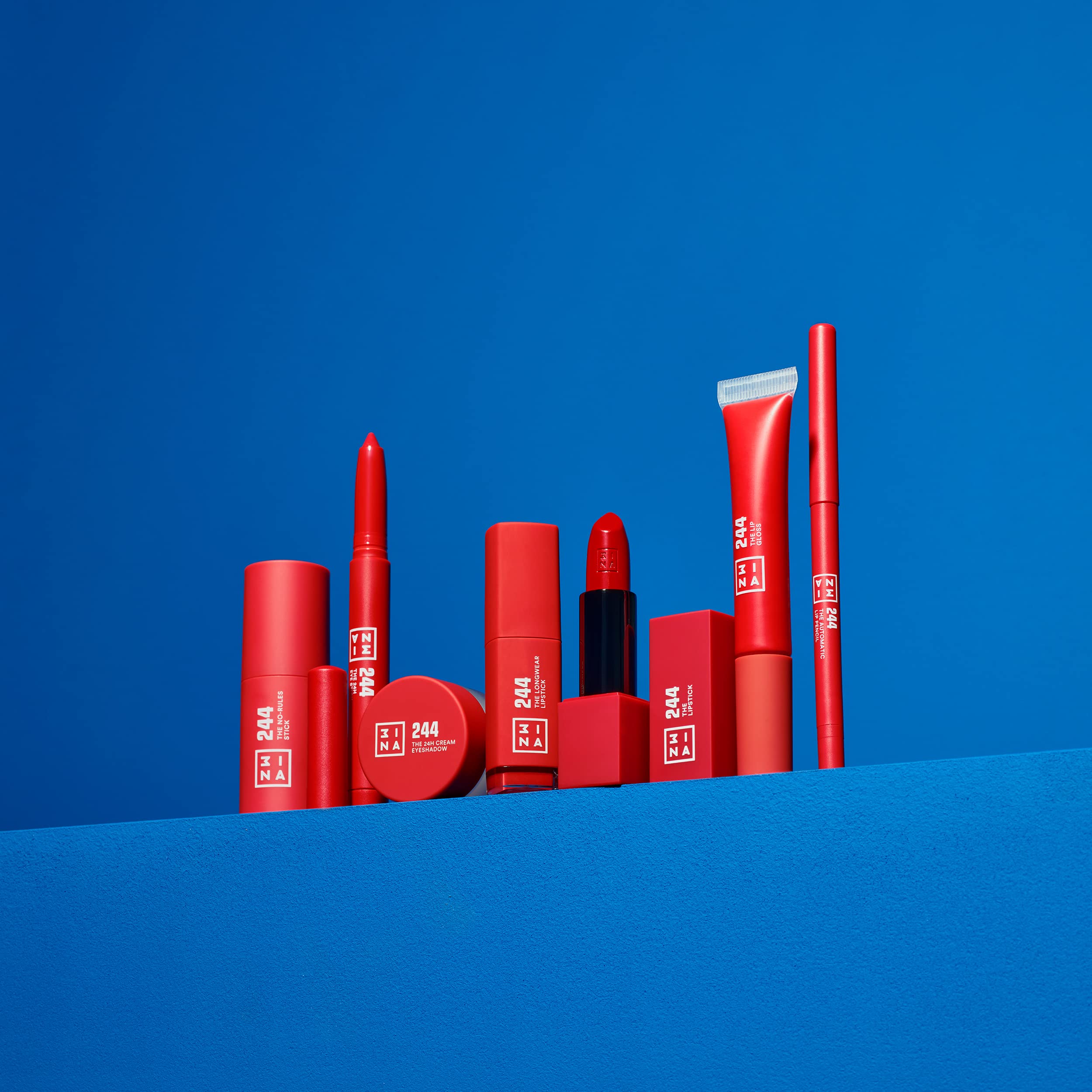 3INA The Lipstick - Moisturizing Lipstick for Women - Semi-Matte Satin Finish with 5-Hour Long Wear - Highly Pigmented and Comfortable - 244-0.16 oz - Image 7